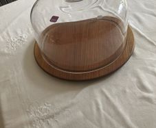 Heartland Cheese Board with Cherry Wood Base