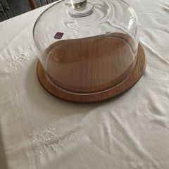Heartland Cheese Board with Cherry Wood Base