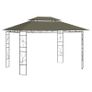 Garden Pavilion Antique Brown 4 m Iron Image 10