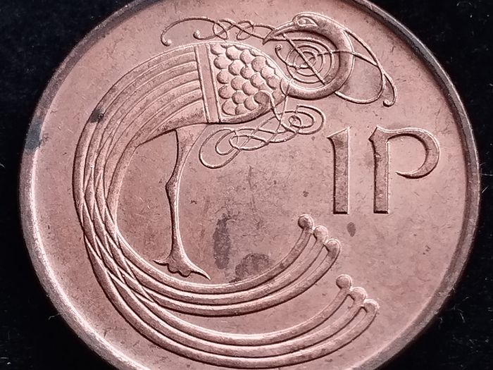 Ireland - 2000 - 1 Penny - 1p - Bird - KM.20a - UNC - [2711]