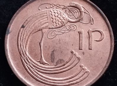 Ireland - 2000 - 1 Penny - 1p - Bird - KM.20a - UNC - [2711]
