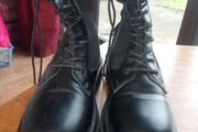 Black Knitted Boots. I Saw It First. Size Four.