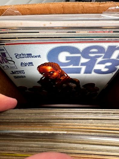 Indie Long Comic Box w 325 Comics for Sale