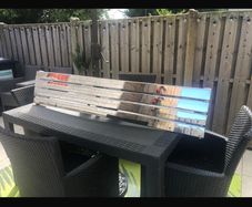 Radiator VERTICAL chrome 1500 x 300
