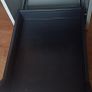 White office cabinet with lock and castors Image 6