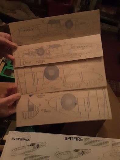build your own balsa wood spitfire