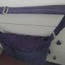 Wallaboo changing bag in suede navy Image 3