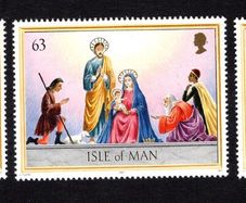 1997 Isle of Man Christmas Commemorative Stamps Mint Never Hinged (MNH)