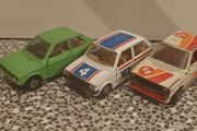 2 x Corgi VW Polo 1 x Mini Metro all 1:43 die cast diecast cars