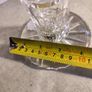 Rare find Bohemian Crystal Vase Large Flared Vase Pedestal Footed 20 CM.Tall Vintage Vase Image 3