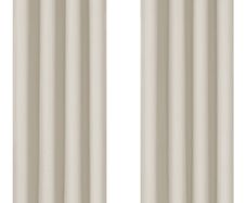 Light beige black out curtains 54" x 46"