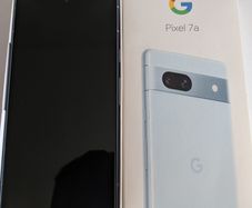 New Unused Google Pixel 7a 128GB with Leather Case