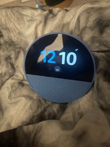 Amazon Echo Spot (2024 Model), Smart Alarm Clock with Alexa, Like New