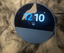 Amazon Echo Spot (2024 Model), Smart Alarm Clock with Alexa, Like New