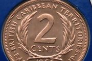 Grenada 1965 Vintage Coin Stamp cover BUNC