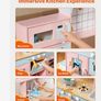 Kids Wooden Play Kitchen Image 4