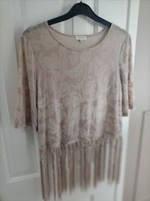 River island Fringe top size 8/10