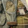 Barbour Ogston Wax Jacket Navy Image 8