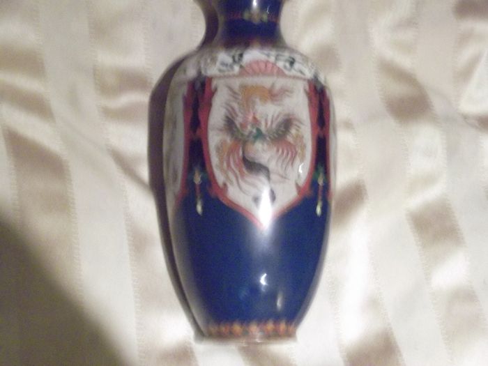 a lovely antique chinese or japanese  cloisonne vase