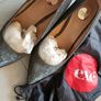 Exe Silver grey heels leather Image 2