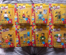 The Simpsons playmates world of Springfield figures! Series one full collection.