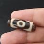 Antique 2 Eyes Himalayan Tibetan Agate Dzi Bead Amulet 29.6mm Image 8