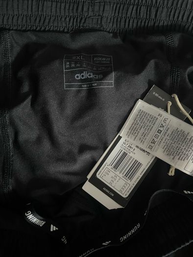Adidas running shorts 2 in 1 size xxl xl