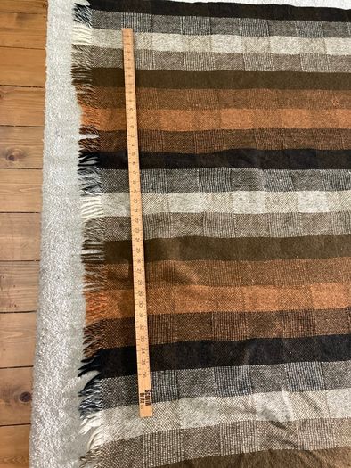 Avoca Handweavers 100% Pure New Wool Throw Blanket