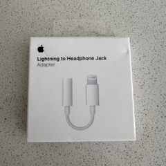 Apple Lightning to Headphone Jack Adapter (New, Sealed