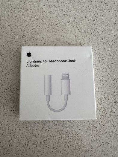 Apple Lightning to Headphone Jack Adapter (New, Sealed