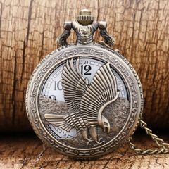 Vintage Style Eagle Pocket Watch
