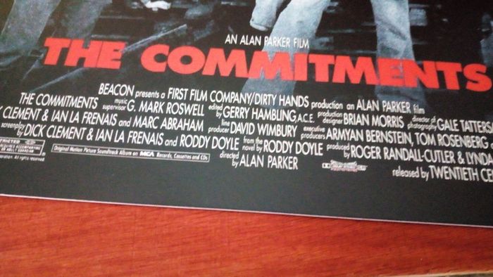 The Snapper, The Van, The Commitments movie posters
