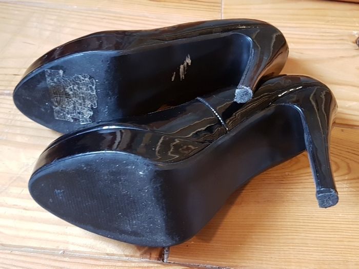 Size 5 Black Patent High Heels