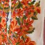 Printed embroidered top Image 3