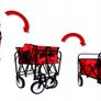 COLORS Folding Cart Portable for Market, Camping, Grocery, Beach max 90kg Image 4