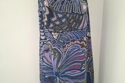 Comma Navy Multicoloured Shift dress 10 )