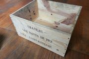 Genuine French Wooden Wine Crate, 6 Bottle Size
