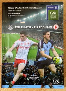 2009 Dublin v Tyrone - GAA Allianz Football League Programme