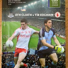 2009 Dublin v Tyrone - GAA Allianz Football League Programme