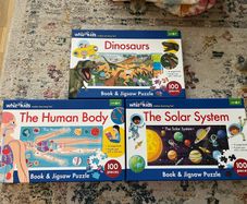 Jigsaws x 3 (100 pieces each)