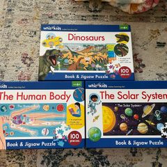 Jigsaws x 3 (100 pieces each)
