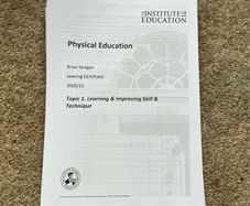 Leaving Cert Physical Education Institute Notes