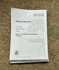 Leaving Cert Physical Education Institute Notes