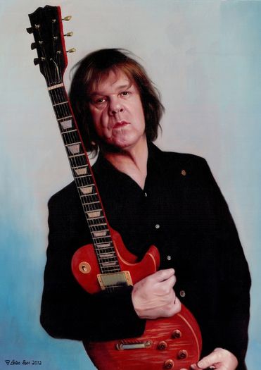 Gary Moore A4 limited edition artprint
