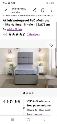 water proof single matress