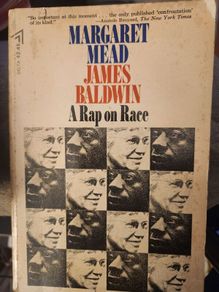 A Rap On Race. By Margaret Mead & James Baldwin. 1972 Paperback Edition In Good Condition.