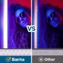 Black UV Light Bar, 10W 1ft USB Black Light, Adjustable LED Blacklight for Fluorescent Poster Glow Party Body Paint, Halloween Decorations, Portable UV Lights for Cabinet (4 Pack) Image 3
