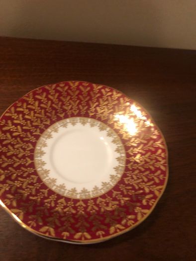 Vintage tea cup and saucer candle