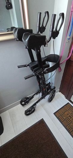 Tall standing mobility walker