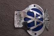 Aa Badge Blue Background, on offer